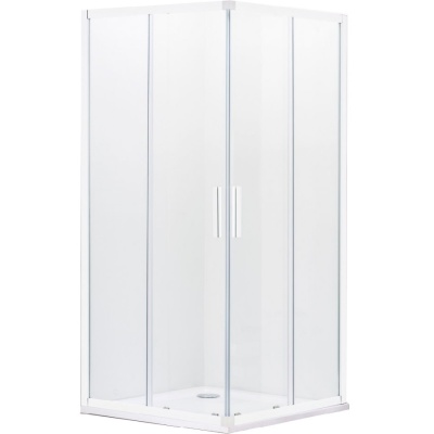 Душевой уголок Cezares Relax A-2 80х80 RELAX-A-2-80-C-Bi стекло прозрачное