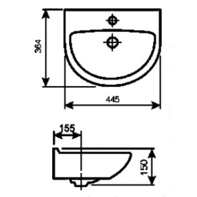 рукомойник Santeri Родничок 1.3131.0.S00.10B.0 Белый