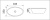 Раковина CeramaLux 61 7811ASW Серебряная