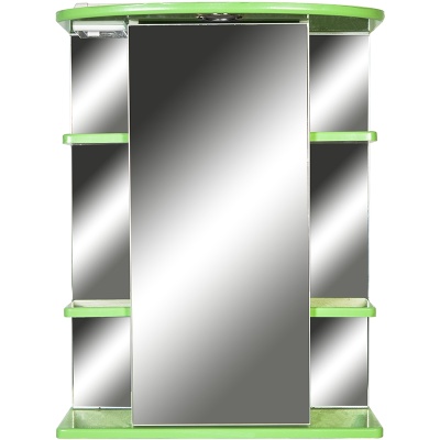 Зеркальный шкаф Orange Кларис 55 с подсветкой Белый