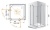 Душевой уголок Cezares Triumph A-22 110x110 TRIUMPH-D-A-22-110-C-Cr профиль Хром стекло прозрачное