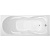 Акриловая ванна Aquanet Viola 180x75 с гидромассажем