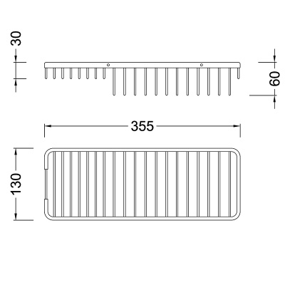 Полка корзина Timo Nelson 160079/02 Антик
