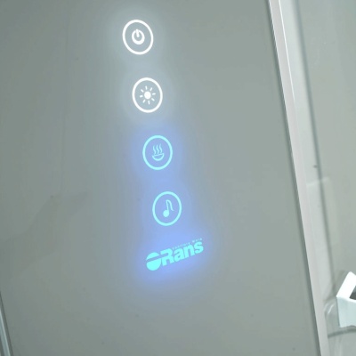 Душевая кабина Orans SR-89101S L white 100x100 с баней профиль Белый задние стенки Белые