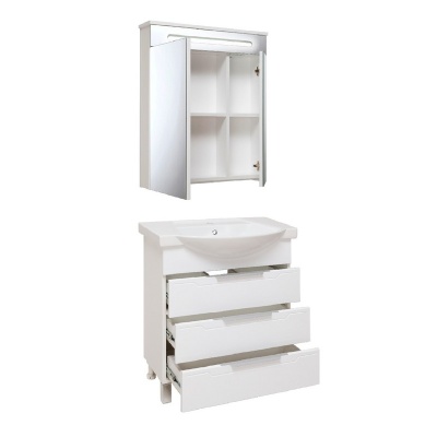 Мебель для ванной Runo Верона 65 Белая