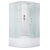 Душевая кабина Erlit Comfort ER3510TP 100x100 задняя стенка Белая стекло матовое