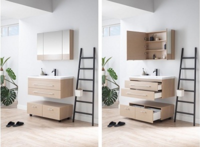 Подкатная тумба Aquanet Нота 100 170375 Дуб белый