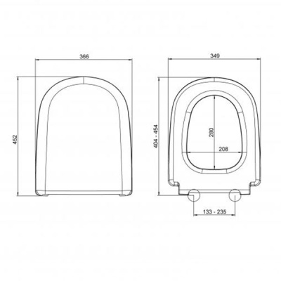 Крышка-сиденье для унитаза Roca Giralda ZRU9000046 Белая без микролифта