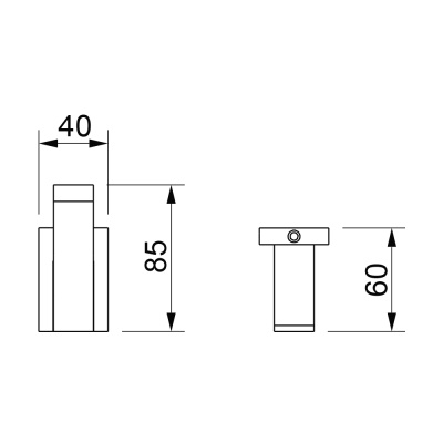 Крючок Novella Basic BS-05111 Хром