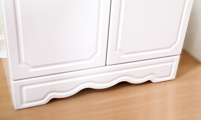 Тумба под раковину Бриклаер Лючия 60 белая глянцевая