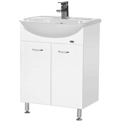 Тумба c раковиной Bellezza Уют 55 Белая