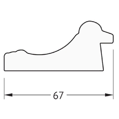 Зеркало Evoform Definite 106х56 Состаренное золото