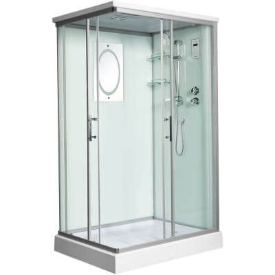 Душевая кабина WeltWasser WW500 Laine 1203 120x90 10000003272 профиль Хром стекло прозрачное