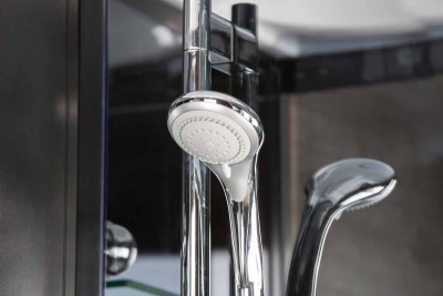 Душевая кабина Erlit Eclipse ER5710TP-C24 100x100 с гидромассажем задняя стенка Зеркальная стекло тонированное