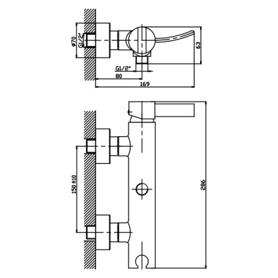 Смеситель для ванны Mixxus Premium Alaska 003 MXP0770 Хром