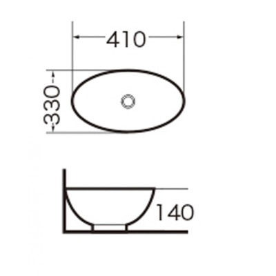 Раковина-чаша Grossman 41 GR-3018 Белая