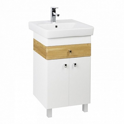 Тумба с раковиной Iddis Carlow 55 Белая Дерево