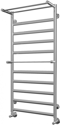 Водяной полотенцесушитель Terminus Хендрикс плюс П11 500x1086 4620768886867 с полкой Хром