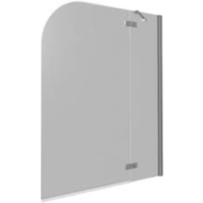 Шторка на ванну Good Door Screen 2Н-100-C-CH 100 профиль Хром стекло прозрачное