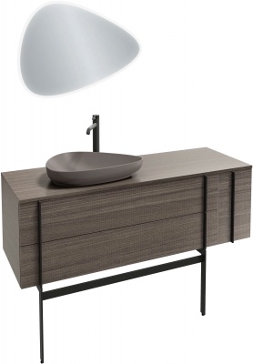 Раковина-чаша Jacob Delafon Nouvelle Vague 56 EVI002-MG2 Серая