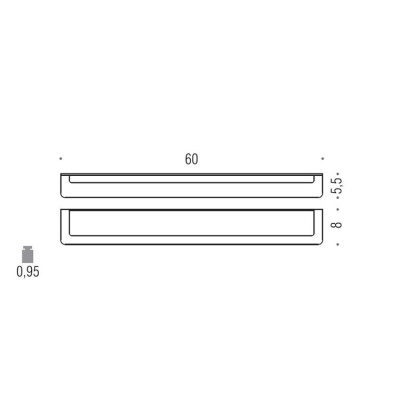 Полотенцедержатель Colombo Design Over B7011.satin Сатин