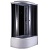 Душевая кабина Niagara NG-2510 120x80 L стекло тонированное задняя стенка Черная