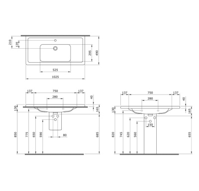 Раковина Bocchi Taormina Pro 1118 Белая глянцевая