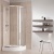 Душевой уголок Ifo Silver 90x90 RP5190222003 Стекло прозрачное, профиль серебристый
