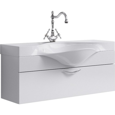 Тумба под раковину Aqwella 5 Stars Бродвей 110 Brw.01.10/001/W Белая