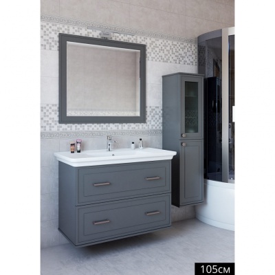 Зеркало Sanflor Модена 105 С02731 Серое