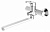 Смеситель для ванны Bravat Drop-D F648162C-01A универсальный Хром
