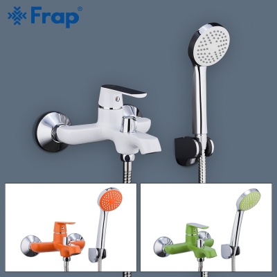Смеситель для ванны Frap F323 Белый Хром