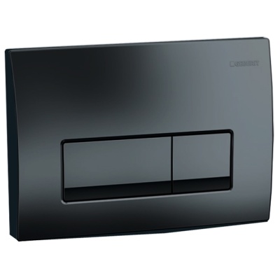 Комплект унитаза с инсталляцией Geberit Renova 500.103.DW.R с сиденьем Микролифт и Черной клавишей смыва