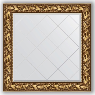 Зеркало Evoform Exclusive-G 89х89 Византия золото