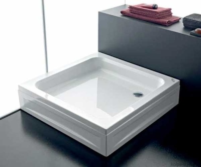 Акриловый поддон для душа Kolpa San Pearl Quat 80x80x24 Белый