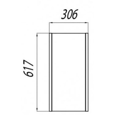 Модульный шкаф Акватон Брук 30 одностворчатый 1A202503BCDL0 Дуб Латте
