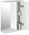 Зеркало со шкафом Mixline Норд 55 R 528386 Белый Зеркало со шкафом Mixline Норд 55 R 528386 Белый