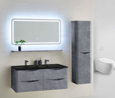 Тумба под раковину Vincea Roberta VMC-1R120MS подвесная Stone
