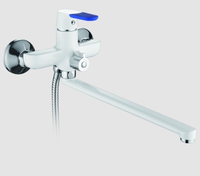 Смеситель для ванны Frap F2234 универсальный Белый Хром