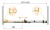 Душевая дверь в нишу Cezares Stylus Soft STYLUS-SOFT-BF-1-100-C-Cr 100 профиль Хром стекло прозрачное