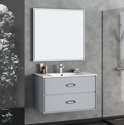 Зеркало Opadiris Монтэ 90 Z0000012243 Светло-серое матовое