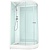 Душевая кабина Domani-Spa Delight 128 L 120x80 DS01D128LLWM00 профиль Белый задние стенки Белые