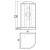 Душевая кабина River Dunay 80x80x26 ТН 10000003137+10000001244 с поддоном
