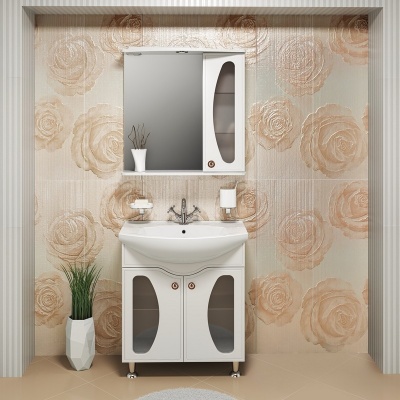 Мебель для ванной Runo Линда Люкс 75 Белая