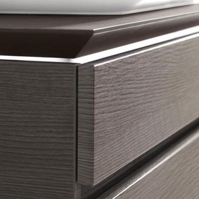 Тумба под раковину Villeroy&Boch Legato 100x55 подвесная Вяз импрессо