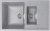 Кухонная мойка Mixline ML-GM22-342 533164 Графит