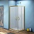 Душевой уголок Good Door Jazze CR-90-G-BR 90x90 профиль Бронза стекло Grape