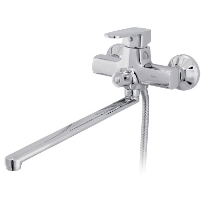 Смеситель для ванны Raiber Quattro R6003 универсальный Хром