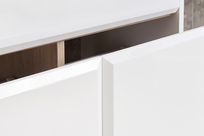 Тумба под раковину Roca Up 80 подвесная ZRU9303012 Белый глянец