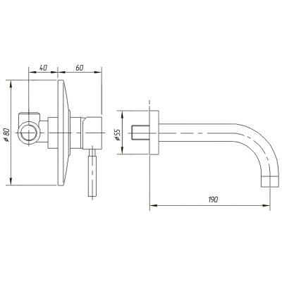 Смеситель для раковины Migliore Fortis ML.FRT-5245.CR Хром